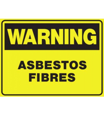 WARNING ASBESTOS FIBRES